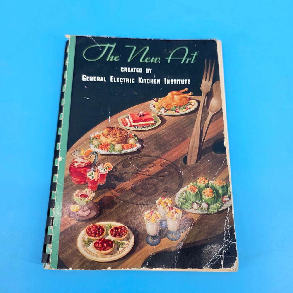 Vintage 1936 General‎ Electric Kitchen Institute The New Art Cookbook